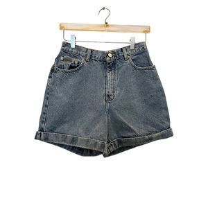 Calvin Klein CK Roll Cuff High Rise VTG Jean Shorts Sz 10 Paper Tag